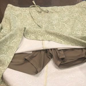 Title Nine Women’s Green Drawstring Skort